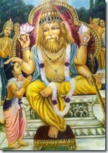 [Prahlada and Narasimha]