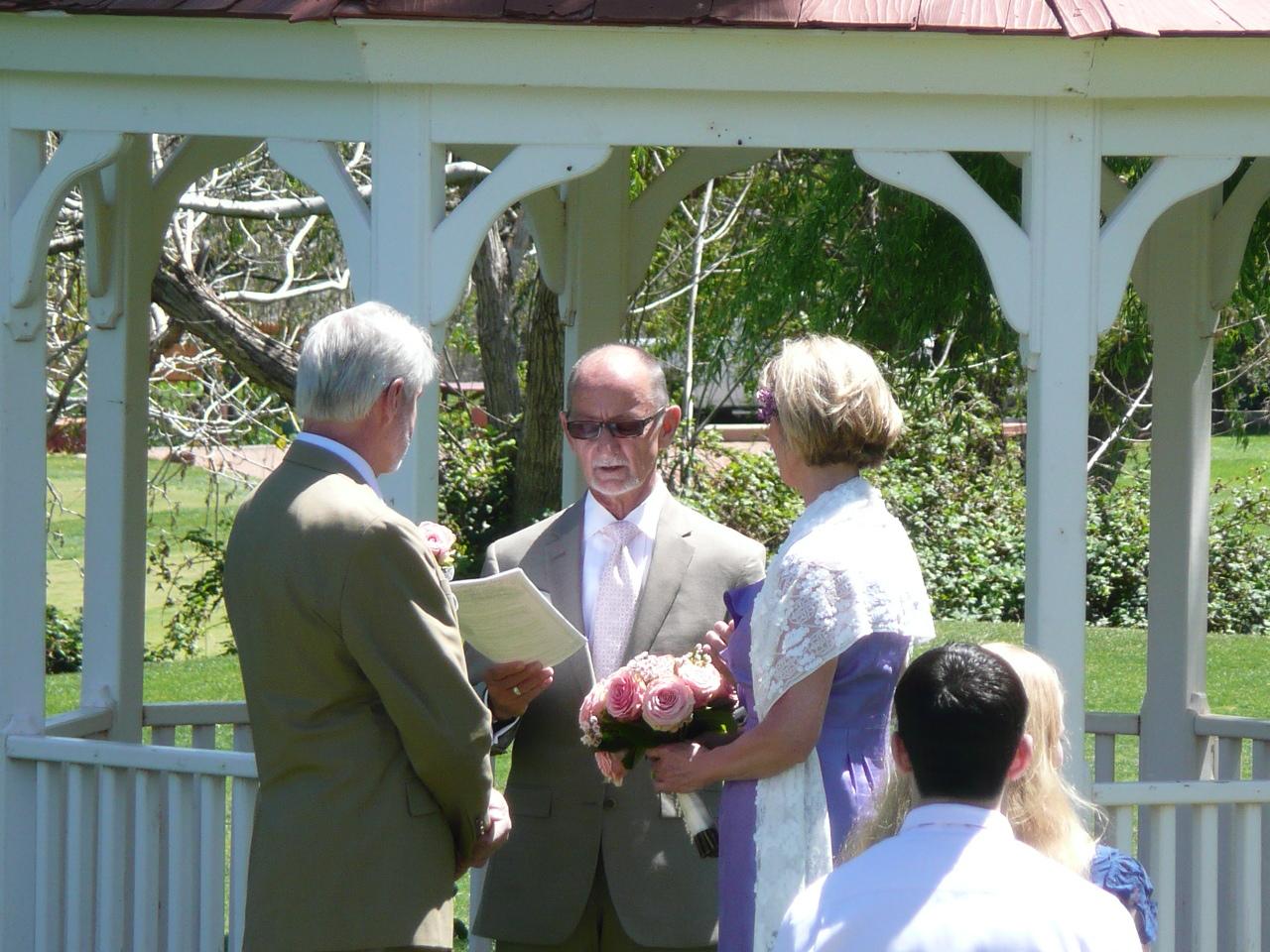 Wedding Ceremony at the Gazebo