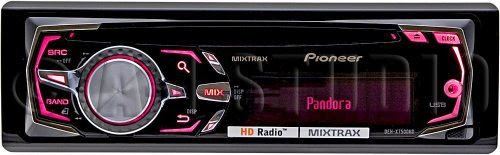  Pioneer DEH-X7500HD Single Din In-Dash CD/MP3/USB/AUX Receiver with HD Radio, MIXTRAX and Pandora