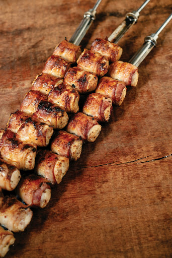 Recipe: Bacon-Wrapped Chicken Breasts (Peito de Frango com Toicinho) from Churrasco: Grilling the Brazilian Way