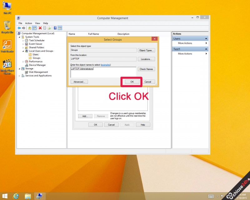 Tạo user mới khi quên pass Microsoft trên windows 8-8.1