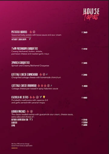 Poco Loco Town menu 