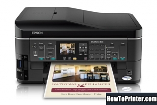 Reset Epson WorkForce 633 printer use Epson reset program