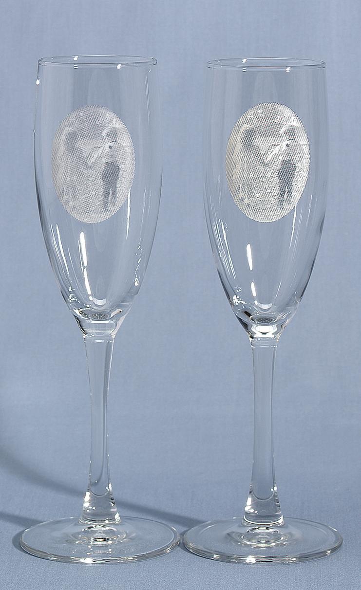 wedding flutes personalized