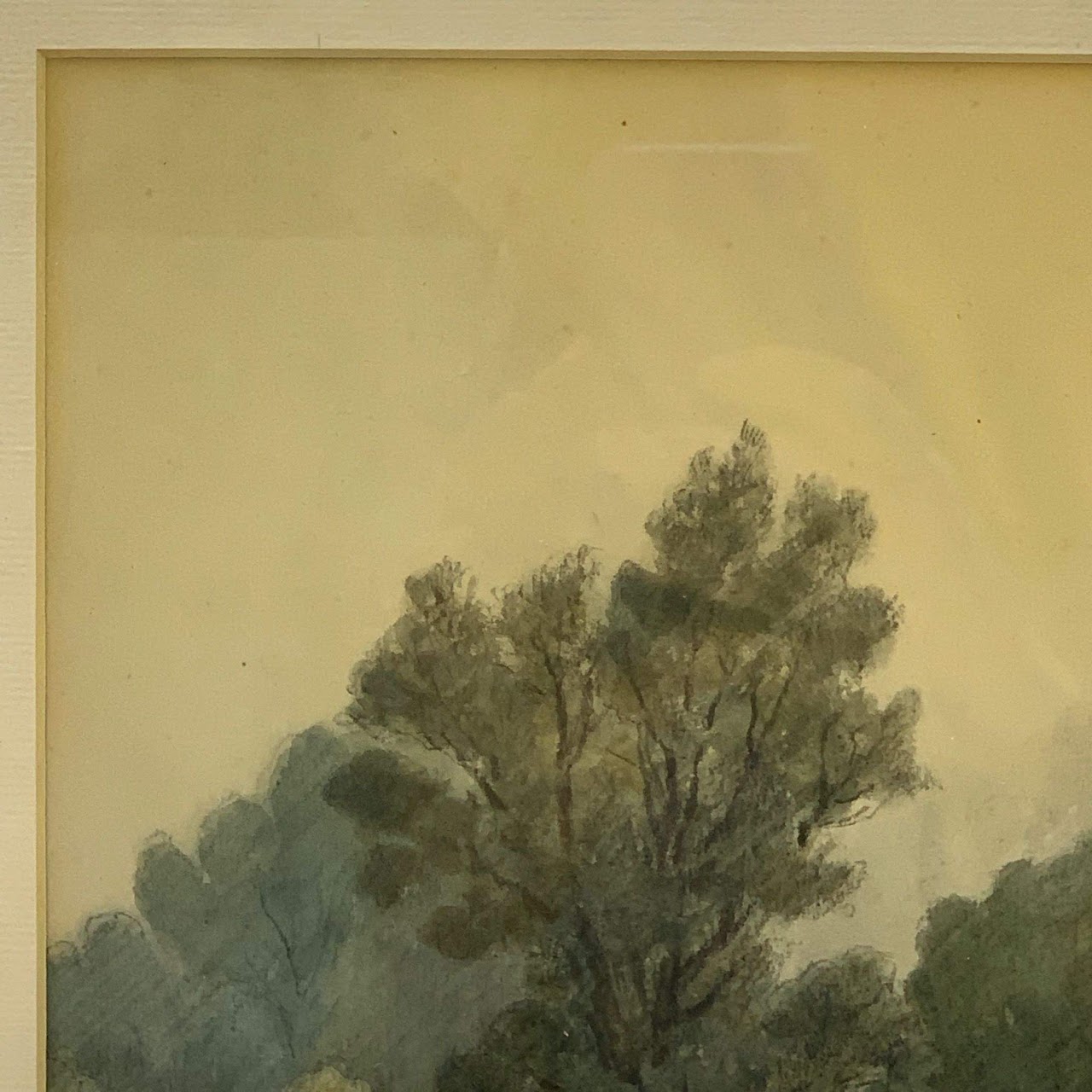 Frank Galsworthy Signed Watercolor Landscape