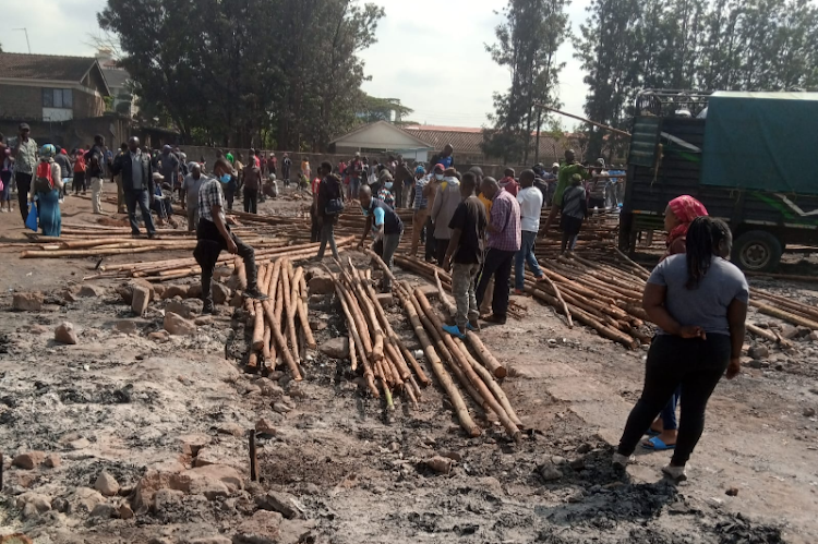 Traders at Toi Market planning to start rebuilding on Monday following fire incident