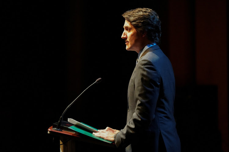 Canada's support of the ICJ and its processes does not mean it supports the premise of the case brought forward by South Africa, says Canada’s Prime Minister Justin Trudeau. File photo.