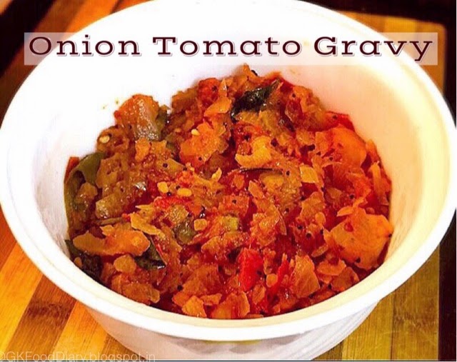 Onion Tomato Gravy Recipe | Side dish For Chapati/Roti