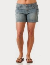 <br />Womens A.N.A Denim Shorts