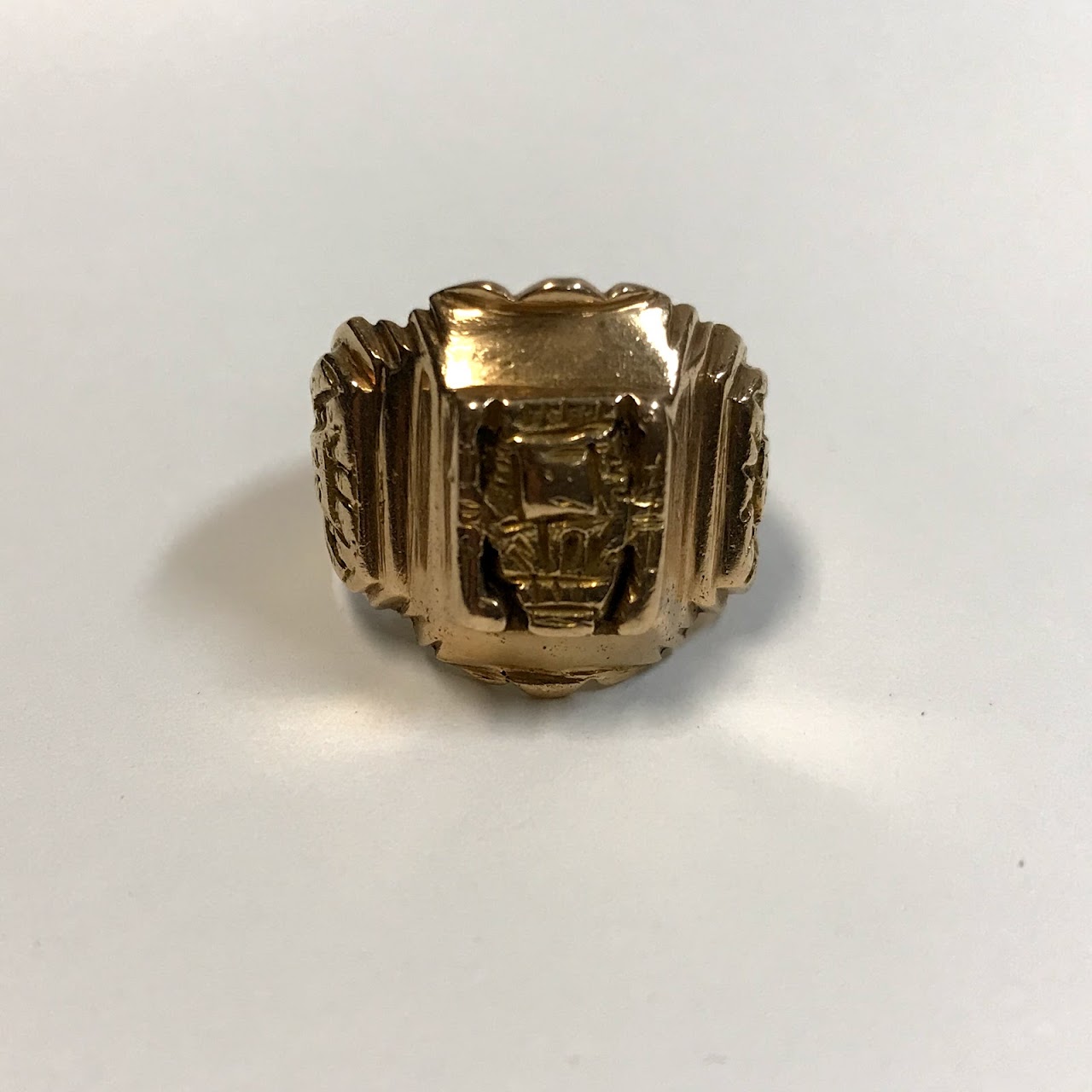 18K Gold Inca Ring
