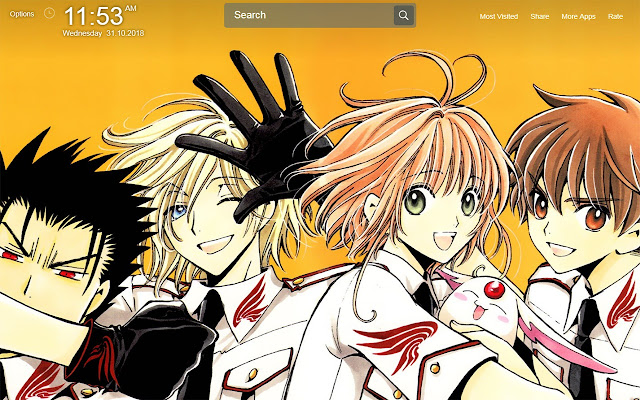 Tsubasa Chronicle Wallpapers Theme New Tab