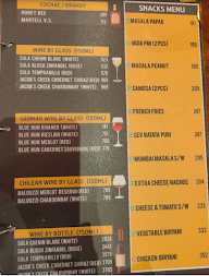 Ultra Bar menu 2