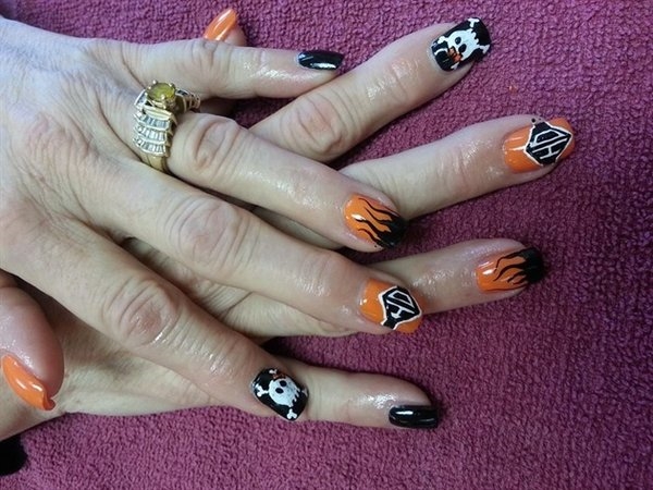 3. Motorcycle Nail Designs - wide 8