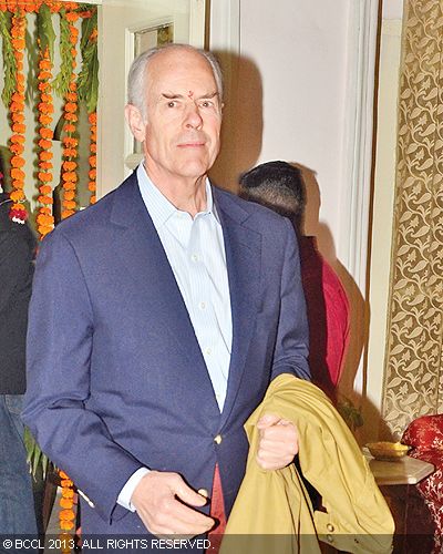 Rick Malone during a do at Raja Amresh Singh's Khajurgaon Palace. 