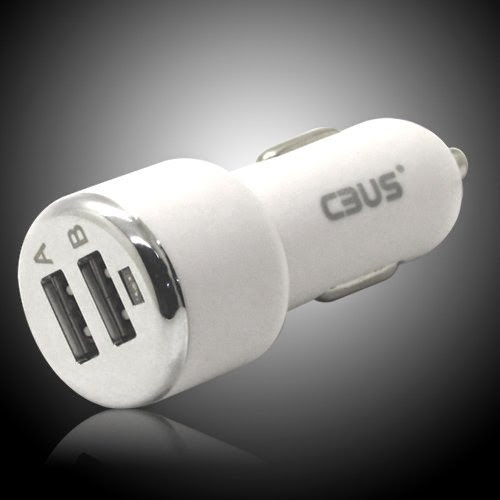  Cbus Wireless brand 2.1A 10W High Power Dual Port USB Car Charger for Apple iPad 4 / 3 / 2 / 1 / Mini, iPhone 5 / 5C / 4S / 4 / 3G / 3Gs, iPod Touch 5 / 4 / 3rd / 2nd Gen, Nano 7th