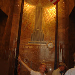 empire state building inside in New York City, United States 