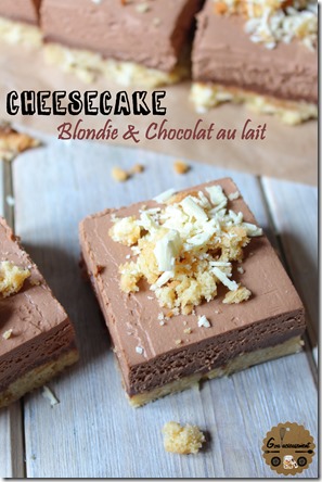 Cheesecake Blondie & Chocolat au Lait 5