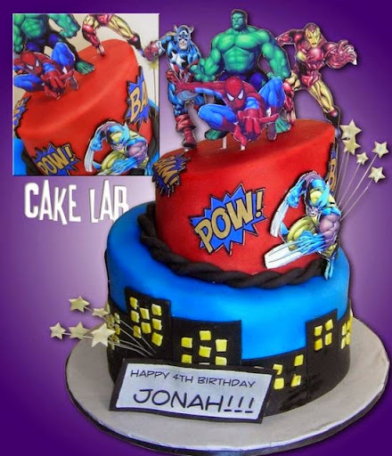 Avengers Birthday Cakes