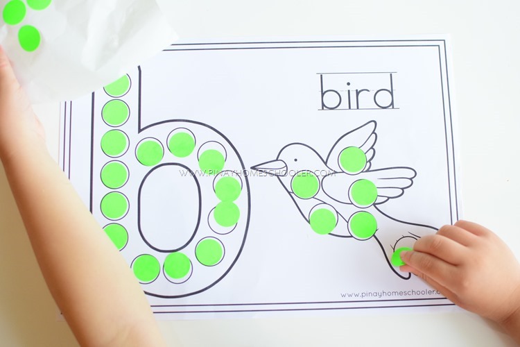 FREE Letter B Dot and Tracing Activity Sheets