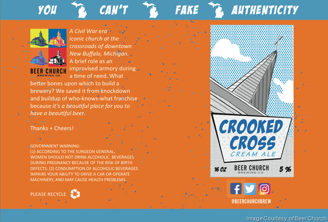 Brew Church Crooked Cross Cream Ale Coming To Cans