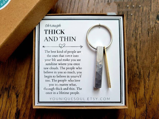 Title 2, Creative Keychain Friendship Gift, A Good Frien...