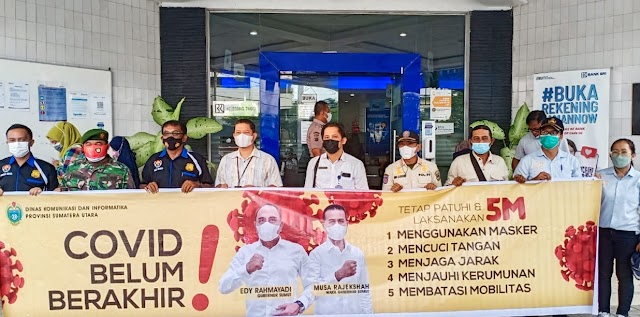 Kasi Humas Polres Tebing Tinggi Pimpin Tim II Sosialisasi dan Edukasi Penanganan Covid-19