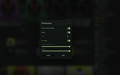 RH Machines — OpenSea Live screenshot 3