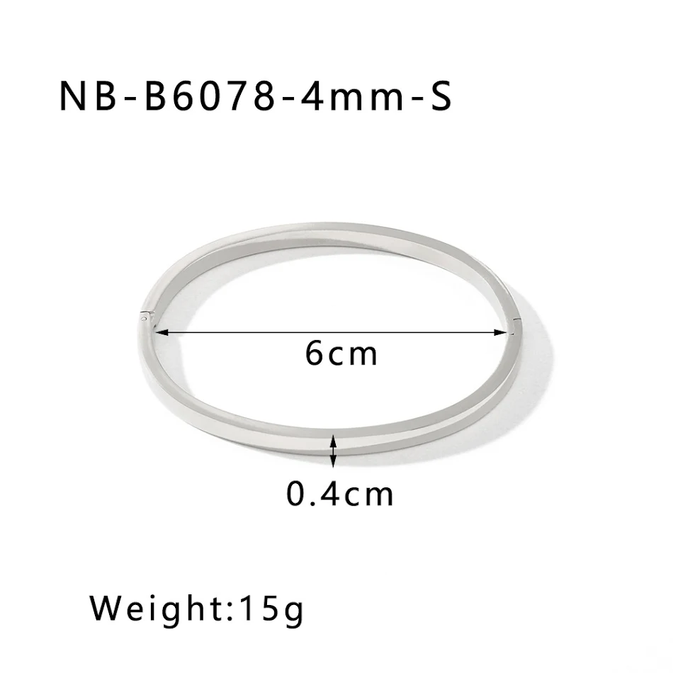 Bracelet Electroplaqué en Acier Titane Zircon Résistance et Élégance Un accessoire idéal pour un usage quotidien ou des occasions spéciales.