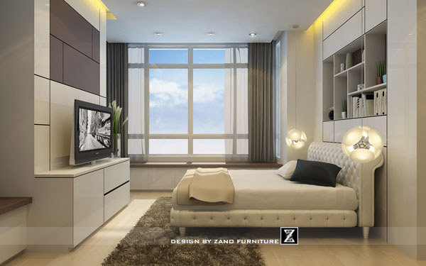 Thiết kế nội thất căn hộ chung cư C3V3, 3 phòng ngủ khu Sunrise City 5