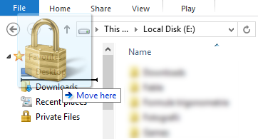 Windows Explorer, File Explorer, Favorites, เพิ่ม, ลบ, เปลี่ยนชื่อ, กู้คืน