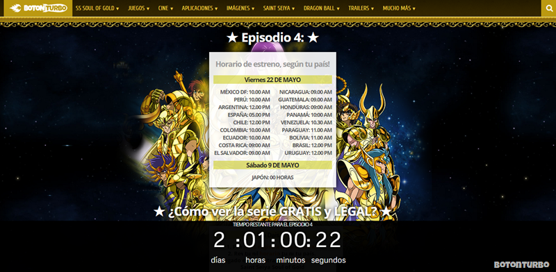 Saint Seiya Soul of Gold Episodio 4