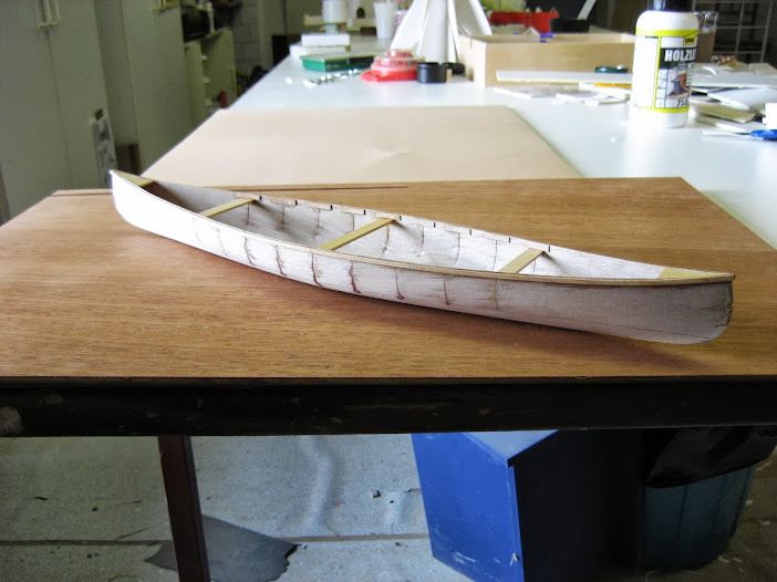 Plywood Canoe Concept - Birchbark Style