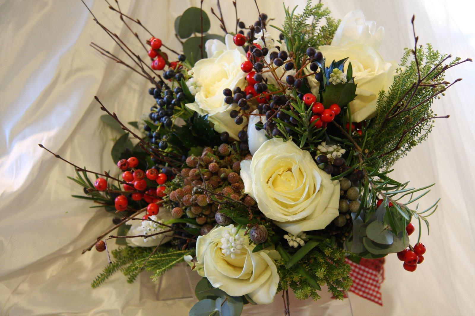 winter wedding flowers