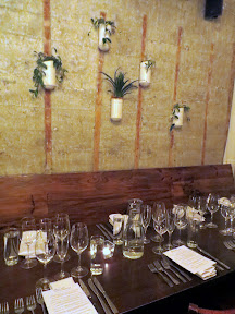 Simpatica Dining Hall, set up for the Portland Food Adventure February 5, 2015 featuring Chef Ben Bettinger and Kevin Ludwig dinner