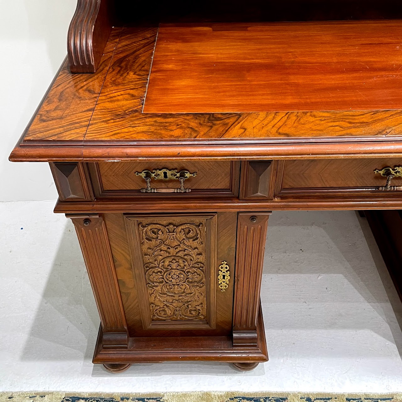 Eastlake Mahogany Desk