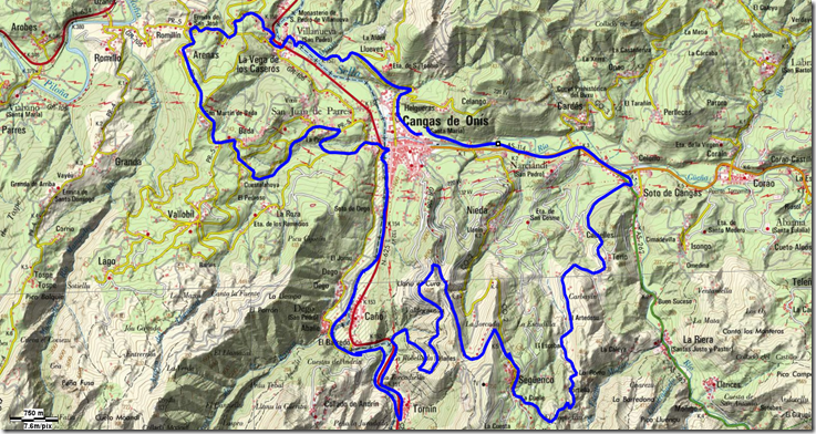 Mapa de la Ruta