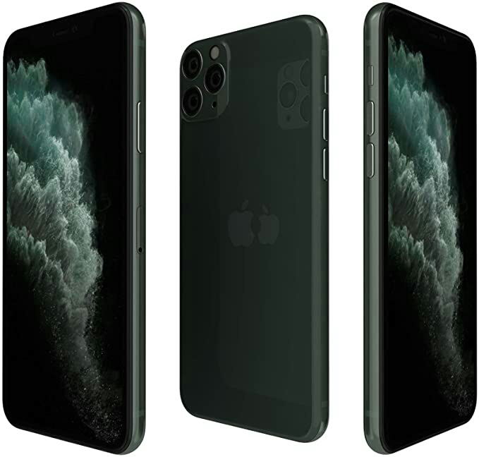 Apple iPhone 11 Pro Max, 256GB, Midnight Green - Unlocked (Renewed Premium)