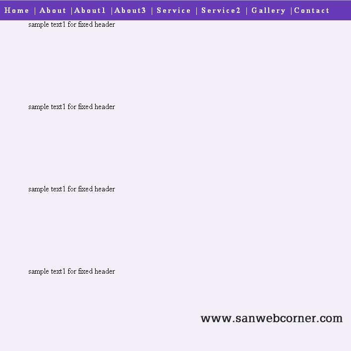 How To Create Sticky Header Using Css How To Create Sticky Header Using Css