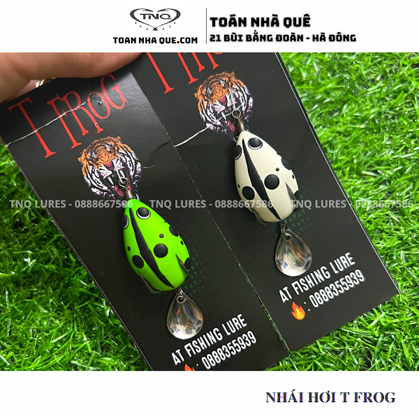 Nhái hơi câu lure T FROG 4cm - 7.5g TNQ LURES - Toán nhà quê