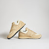 junya watanabe man x new balance suede ml574 beige & off white