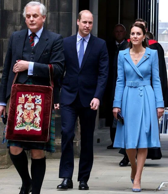 Kate Middleton wore a green wool wool blazer by Massimo Dutti, and a new silk spot print cardigan by Jigsaw, and cricket sweater by Ralph Lauren