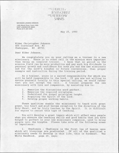 1993-05-25 Trainer call