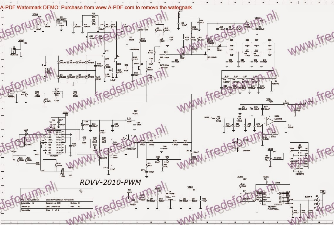 fm transmitters: rdvv 2010 14watt pwm