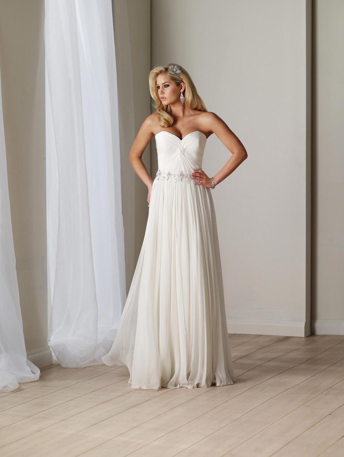 Long Wedding Dress Ivory