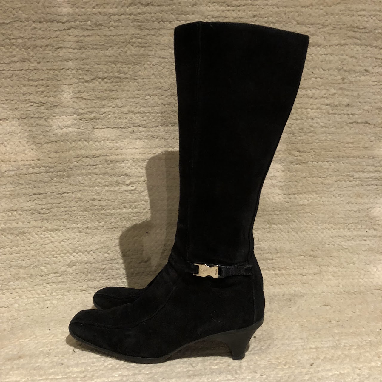 Prada Sport Suede Calf Boots