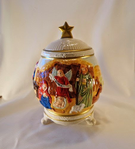  NATIVITY SCENE COOKIE JAR