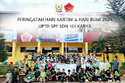 Semangat Kartini Untuk Bumi  di Momentum Peringatan Hari Kartini dan Hari Bumi 2024 di UPTD SPF SDN 161 Karya