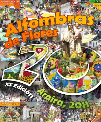 Afiche Alfombras de Flores Araira 2011