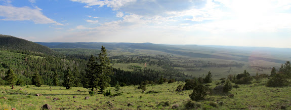 View southwest off Boulder Mountain