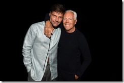 Giorgio Armani e Ricky Martin - SGP